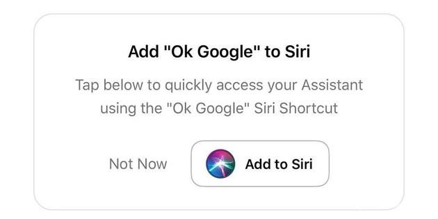 谷歌更新后能讓Siri來啟動Google語音，蘋果尷尬