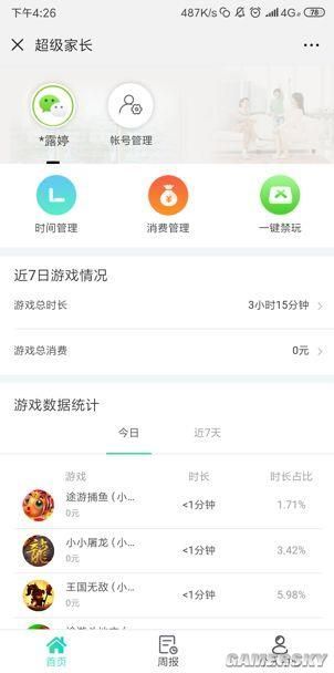 微信小游戲加強(qiáng)未成年人保護(hù)，家長(zhǎng)實(shí)時(shí)了解消費(fèi)信息